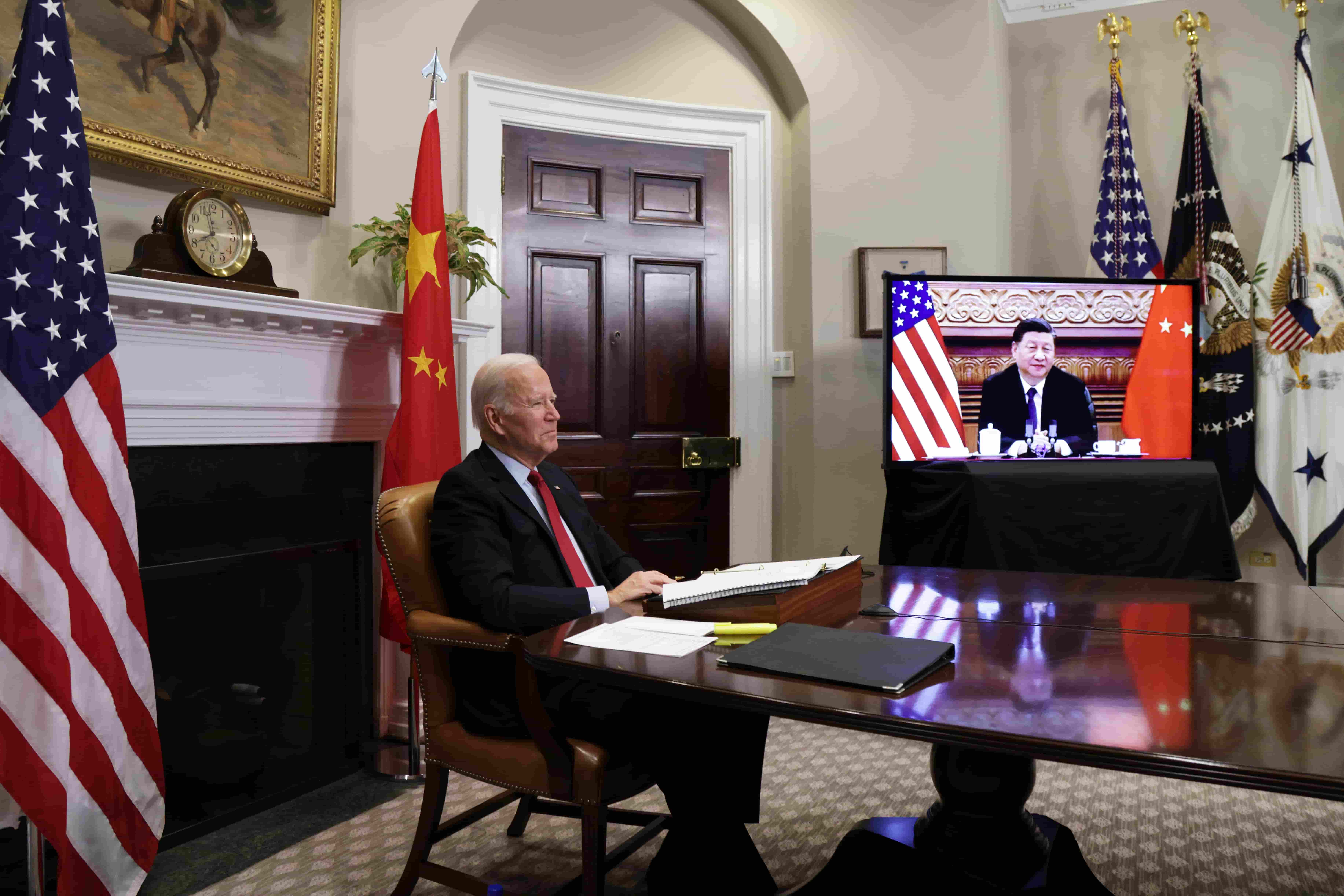 Biden and Xi Hold First Conversation in Months